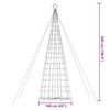 vidaXL LED-kerstboom 1534 LEDs koud wit 500 cm
