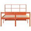 vidaXL Bed met boekenkast zonder matras hout wasbruin 140x190 cm