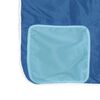 vidaXL Kinderhoogslaper met tunnel 90x190 cm massief grenenhout blauw