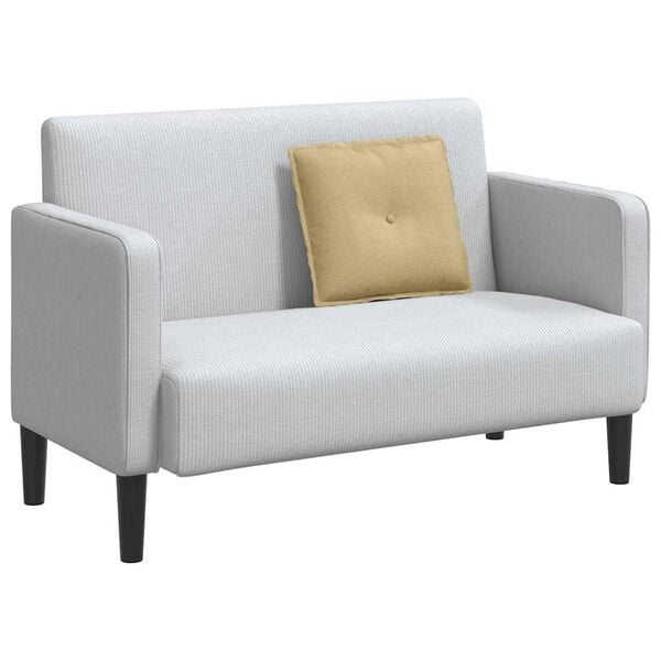 vidaXL Rugkussen Grijs groen 50 x 45 cm Cordstof