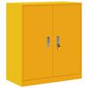 vidaXL Opbergkast Mosterdgeel 80 x 40 x 90 cm Staal