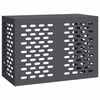 vidaXL Airconditioner hoes Antraciet 100 x 50 x 70 cm Staal