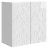 vidaXL Wandkast Hoogglans Wit 59 x 31 x 60 cm Bewerkt hout