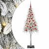 vidaXL Kerstboom met 150 LED met standaard Wit 150 cm PE en staal