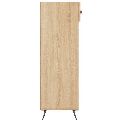 vidaXL Schoenenkast 30x35x105 cm bewerkt hout sonoma eikenkleurig