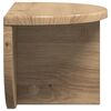 vidaXL Wandplank Artisan Eiken 38 x 19 x 19 cm Bewerkt hout