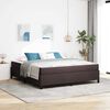 vidaXL Boxspringbed Donkerbruin 180 x 200 cm Stof