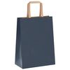 vidaXL Papieren zakken 50 st met hengsels 21x11x28 cm blauw