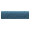 vidaXL Sierkussens 2 st 15x50 cm fluweel blauw