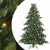 vidaXL Kunstmatige Inklapbare Kerstboom Groen 240 cm PVC en staal