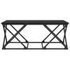 vidaXL Salontafel Zwart Eiken 100 x 49 x 40 cm Bewerkt hout
