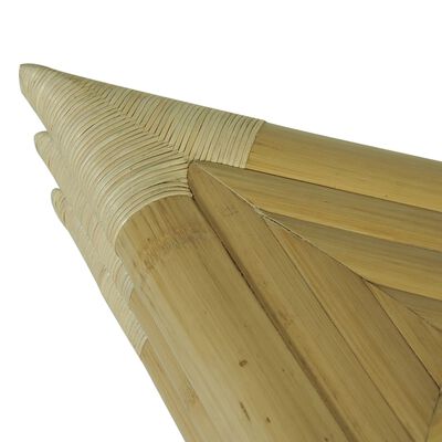 vidaXL Nachtkastjes 60x60x40 cm bamboe natuurlijk 2 st
