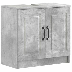 vidaXL Badkamer wastafelkast UTRECHT Betongrijs 59,5 x 31,5 x 59 cm