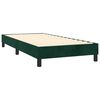 vidaXL Boxspring met matras fluweel donkergroen 90x190 cm