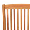 vidaXL Tuinstoelen 4 st inklapbaar massief eucalyptushout
