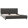 vidaXL Bedframe kunstleer antracietgrijs 120x200 cm