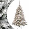 vidaXL Kunstkerstboom met kerstbal 150 cm 150 LED's Warmwit