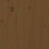 vidaXL Hoofdbord 166x4x100 cm massief grenenhout honingbruin