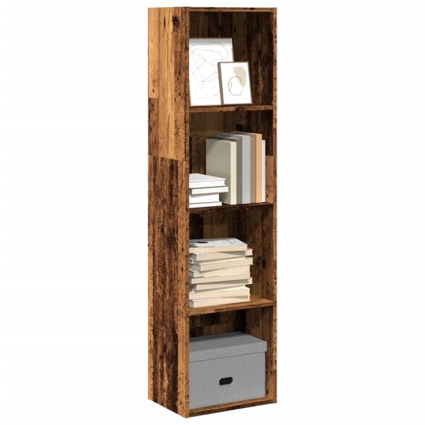 vidaXL Boekenkast 40x30x152 cm bewerkt hout oud houtkleurig