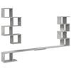 vidaXL Vaste TV Plank Betongrijs 180 x 15 x 94 cm Bewerkt hout