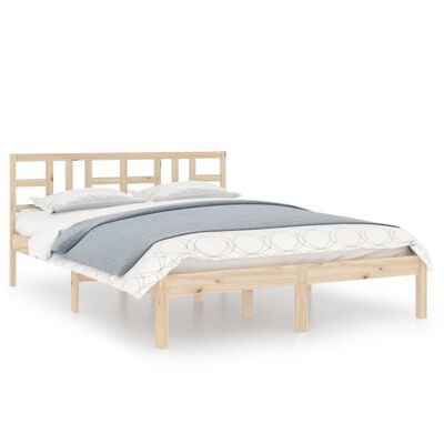 vidaXL Bedframe massief hout 160x200 cm