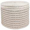 vidaXL Jute Touw 20 mm Wit 100% Tossa jute