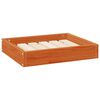 vidaXL Hondenbed Wasbruin 51,5 x 44 x 9 cm Massief Vurenhout