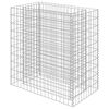 vidaXL Gabion plantenbak verhoogd 90x50x100 cm gegalvaniseerd staal