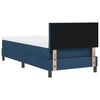 vidaXL Boxspringbed met matras met hoofdeinde Blauw 90 x 200 cm Stof