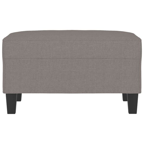 vidaXL Voetenbank 70x55x41 cm stof taupe