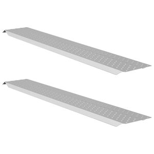vidaXL Laadhelling 200 kg Zilver 200 kg per stuk Gegalvaniseerd staal
