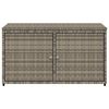 vidaXL Tuinkast 110x55x60,5 cm poly rattan grijs