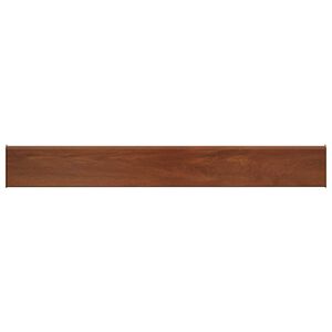 vidaXL Raamsokkel Bruin Hout 60 x 10 x 4,5 cm PVC