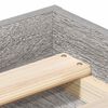 vidaXL Bedframe grijs sonoma eikenkleurig 150x200 cm King Size