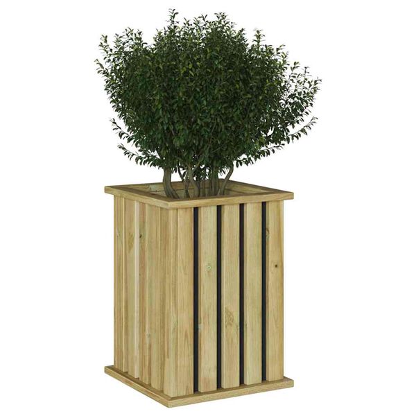 vidaXL Plantkisten Bruin 33 x 33 x 45 cm Geïmpregneerd grenenhout