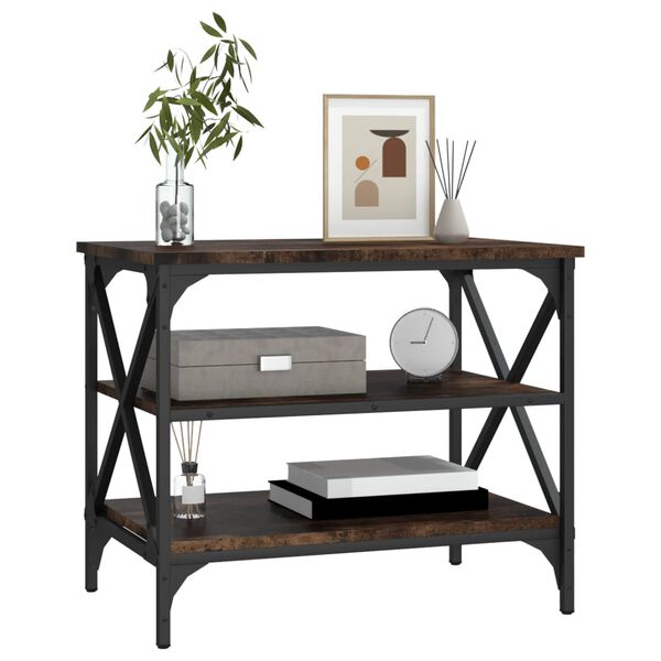 vidaXL Tv-meubel 60x40x50 cm bewerkt hout gerookt eikenkleurig