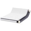 vidaXL Matras 2 pcs Wit en Grijs 70 x 200 cm Bonell Veer