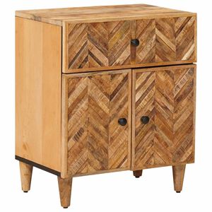 vidaXL Nachtkastje Bruin 50 x 33 x 60 cm Massief Mango Hout