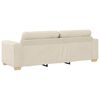 vidaXL Bank Beige 221 x 80 x 80 cm Linnen-mix stof