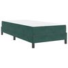 vidaXL Boxspringbed met matras Donkergroen 80 x 200 cm Stof