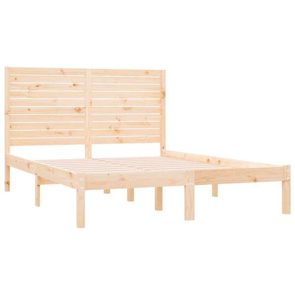 vidaXL Bedframe massief hout 150x200 cm