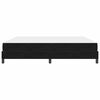 vidaXL Boxspringbed met matras Zwart 200 x 200 cm Stof