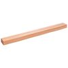 vidaXL Wandschap 100x10x6 cm behandeld massief eikenhout lichtbruin