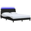 vidaXL Bedframe zonder matras "Hanko" 120x200 cm stof zwart