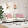 vidaXL Sofa Kussens 2 stuks Roze 80 x 40 cm Cordstof