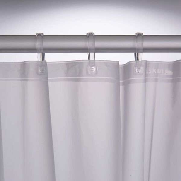 Sealskin Douchegordijn Sayings 180x200 cm wit en zwart