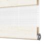 vidaXL Zebra rolgordijn 45x230 cm stofbreedte 40,9 cm marmerbeige