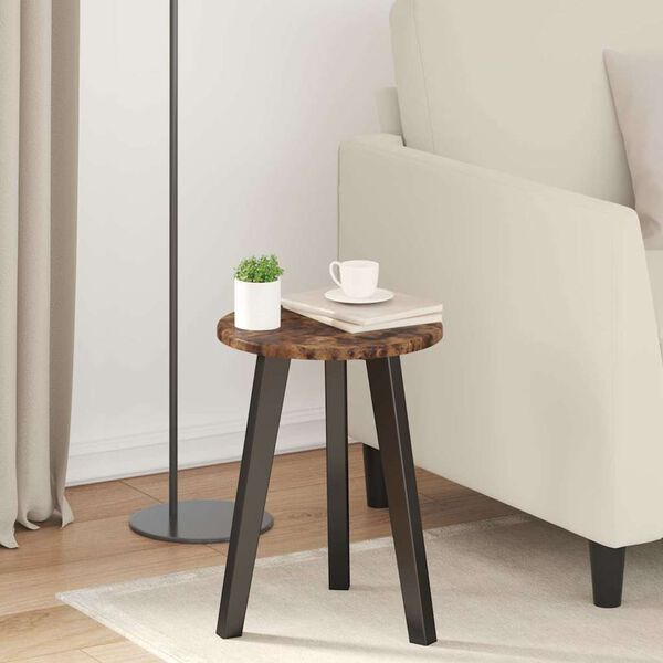 vidaXL Tafelblad Gerookt eiken 30 x 30 x 1,5 cm Bewerkt hout