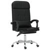 vidaXL Massage Relaxfauteuil voor op kantoor zwart kunstleer