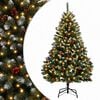 vidaXL Kunstmatige Inklapbare Kerstboom 150 cm 150 LED's Warmwit PVC
